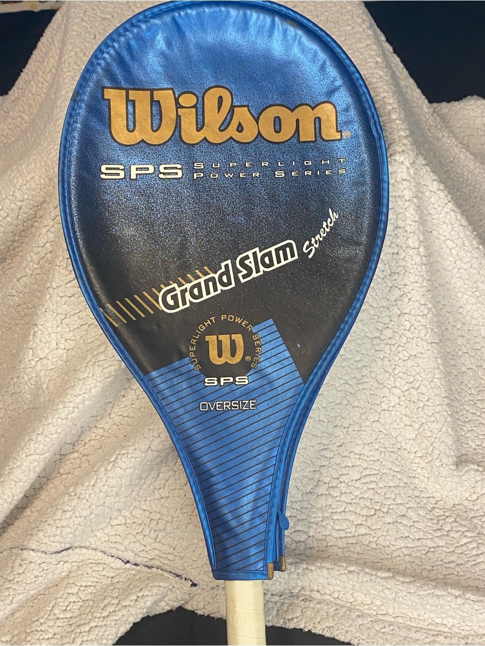 Wilson Blue and Gold Grand Slam Tennis Racket